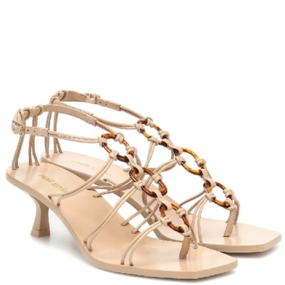 Cult Gaia Ziba Neutral Sandals 38 - Picture 1 of 4